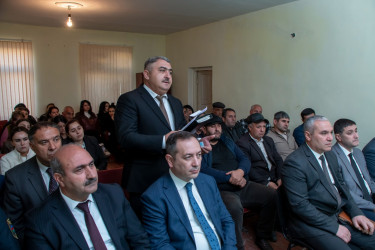 Yeni Həyat kəndində sakinlərimizlə görüş keçirildi