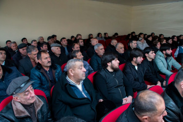 Yuxarı Seyfəli kəndində sakinlərimizlə görüş keçirildi.