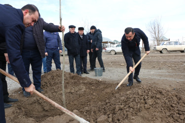 Yeniabad-Xuluf yolu təmir olundu, şəhidlərin xatirəsinə ağaclar əkildi.