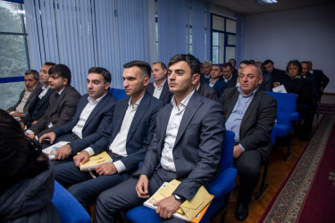 Şəmkirdə “Peşəkar mühasib sertifikatı”nın əldə edilməsi haqqında maarifləndirici seminar keçirilib.