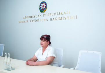 Şəmkir RİH-də vətəndaşların növbəti qəbulu keçirildi