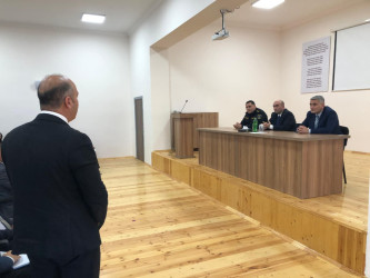 Şəmkirdə narkomaniyaya və erkən nikaha qarşı maarifləndirici tədbir keçirilib