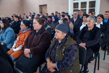 Könüllü kəndində səyyar qəbul keçirildi - 2024