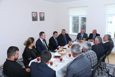 Xuluf kəndində şəhid ailələri və qazilərimizlə görüş keçirilib