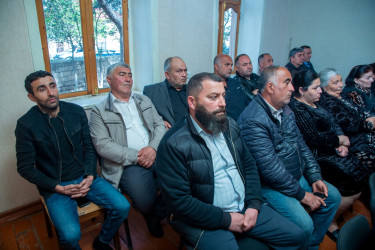 Qədimqala kəndində sakinlərlə səyyar qəbul-görüş keçirildi - 16 aprel 2025