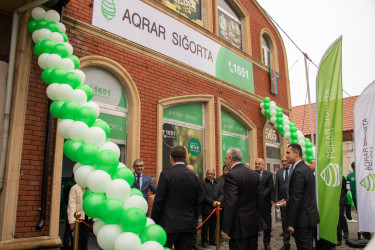 Şəmkirdə Aqrar Sığorta Fondunun regional filialının açılışı olun