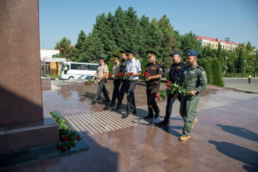 Şəmkirdə Dövlət Sərhəd Xidməti əməkdaşlarının peşə bayramı qeyd olunub