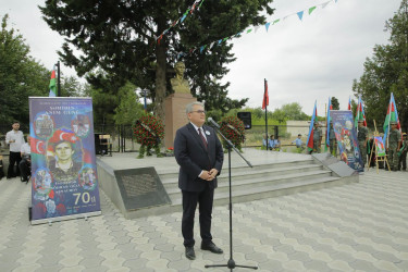 Milli Qəhrəman İs­gəndər Aznaurovun 70 illiyi qeyd olunub