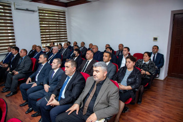 İnzibati ərazi dairəsi üzrə nümayəndələr və bələdiyyə sədrlərinin iştirakı ilə növbəti görüş keçirildi.