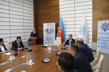 Şəmkirdə “Ulu Öndər Heydər Əliyev və Azərbaycan gəncliyi” mövzusunda tədbir keçirildi