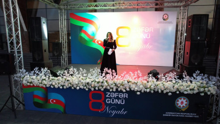 Şəmkirdə 8 Noyabr – Zəfər Gününə həsr olunmuş bayram konserti keçirildi