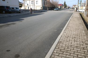 Təbriz küçəsi yenidən qurularaq sakinlərimizin istifadəsinə verildi