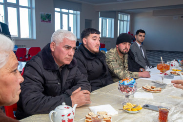 Rəşad Tağıyev bu dəfə Zəyəm Cırdaxanda şəhid ailələri və qazilərlə görüş keçirib