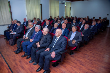 Şəmkirdə Rayon Ağsaqqallar Şurasının hesabat konfransı keçirilib