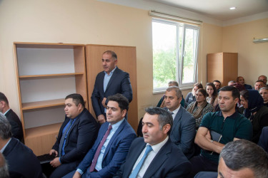 Yuxarı Çaykənd kəndində sakinlərlə görüş keçirildi