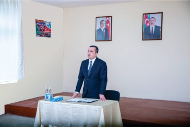 Qılıncbəylı kəndində sakinlərimizlə keçirilən səyyar qəbul-görüş -11 aprel 2025