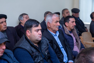 Qılıncbəylı kəndində sakinlərimizlə keçirilən səyyar qəbul-görüş -11 aprel 2025