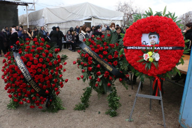Təyyarə qəzasında həlak olan Ramin İbrahimov Şəmkirdə dəfn edildi