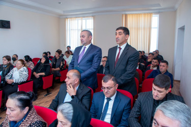 Şeyidlər kəndində sakinlərimizlə səyyar qəbul keçirildi