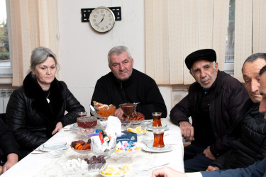 RİH başçısı Düyərli kəndində şəhid ailələri ilə görüş keçirdi.