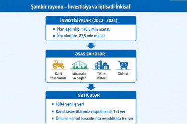 İnkişafın davamlılığı: rayon üzrə icra olunan işlərə ümumi baxış