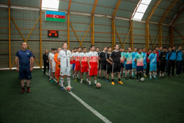 Şəmkirdə Milli Qurtuluş Gününə həsr olunmuş mini-futbol turnirinin açılış mərasimi keçirilib.