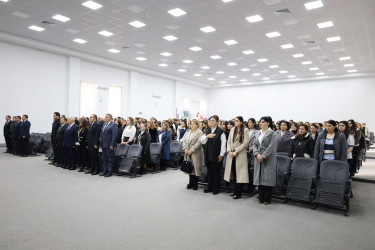 Şəmkirdə “Dövlət və xalq üçün yaşanan ömür” adlı tədbir keçirilib