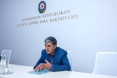 Şəmkir RİH başçısının növbəti fərdi qəbulu keçirilib